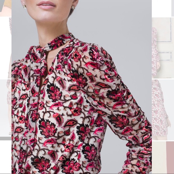 ❌NOT FOR SALE❌MONIQUE LHUILLIER Floral VelvetDress - Picture 6 of 16